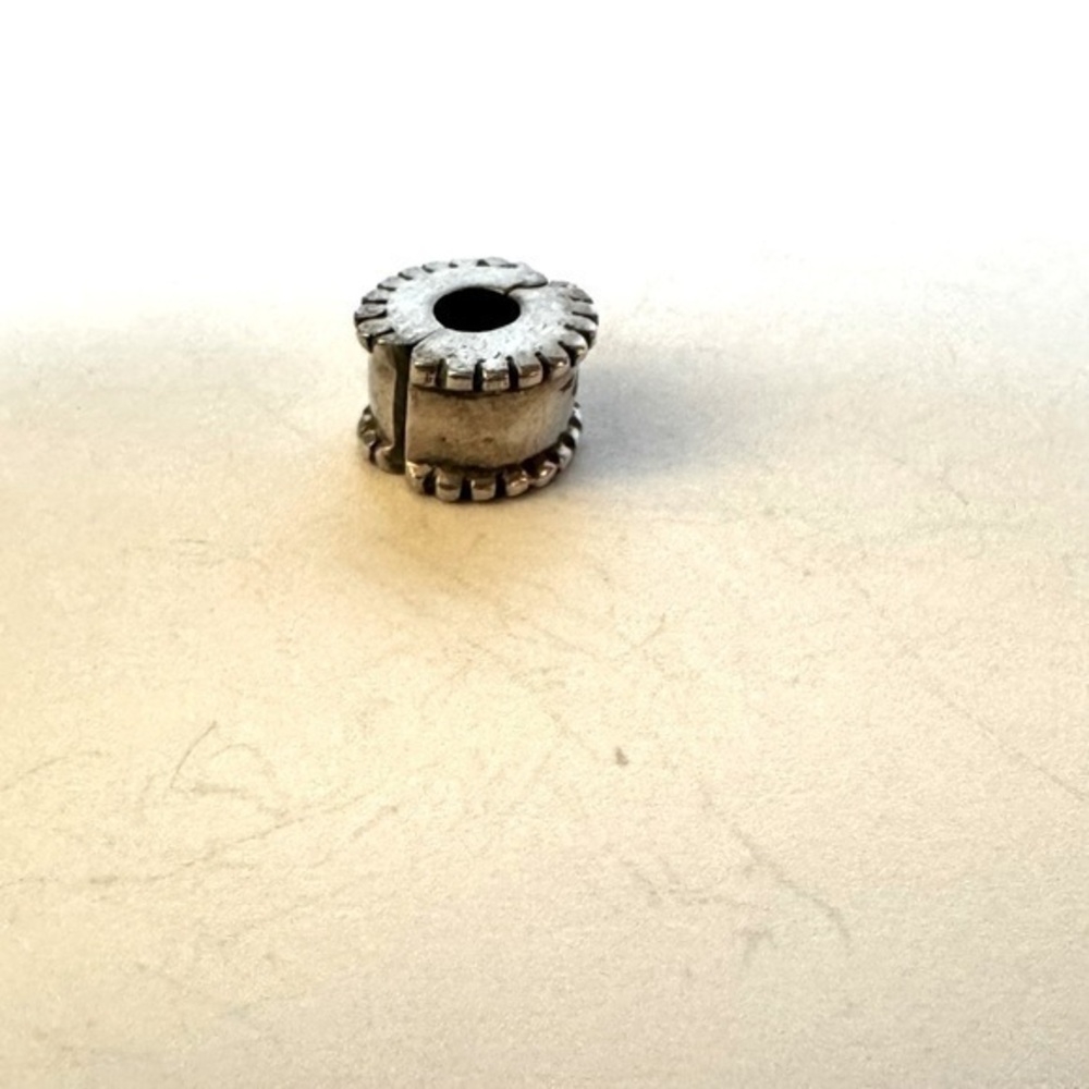 Authentic Pandora Retired Sterling Silver Charm Clip